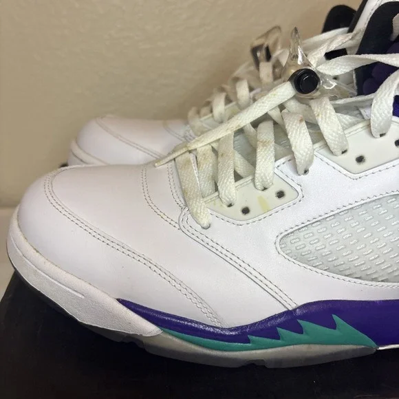 2013 Nike Air Jordan 5 Retro Grape 138027-108 Men's Size 12